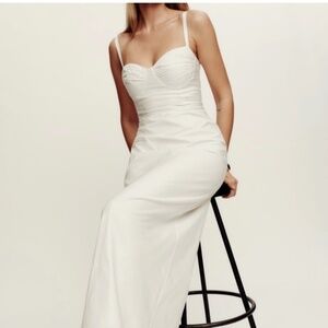 Reformation Ivory Stormi Dress